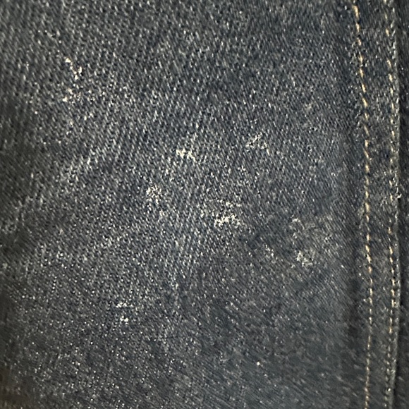 Vintage Sears Roebuck Western Wear Denim Sherpa Lined Snap Front Vest Men's 44R - Picture 2 of 13